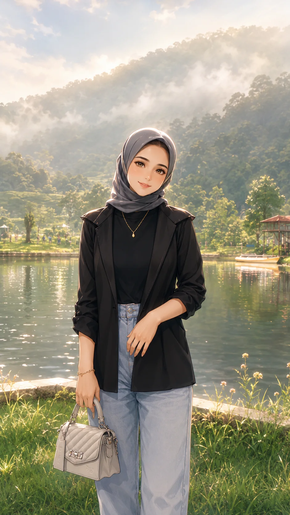 Ilustrasi anime Sifa Putri Sasabilla